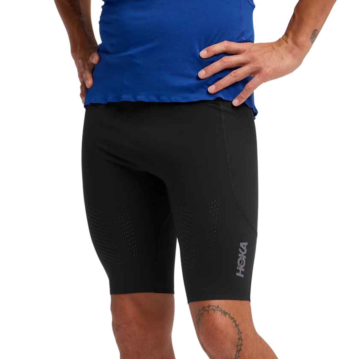 Hoka Skybreeze Half Tights Men - black | BIKE24