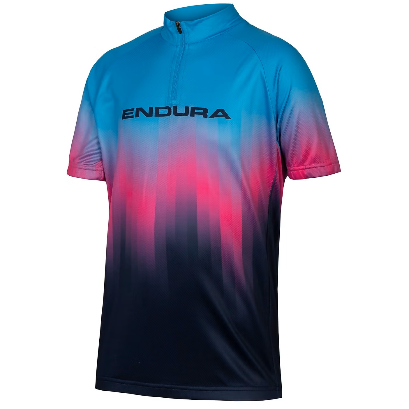 Picture of Endura Xtract Short Sleeve Jersey Kids - electric blue