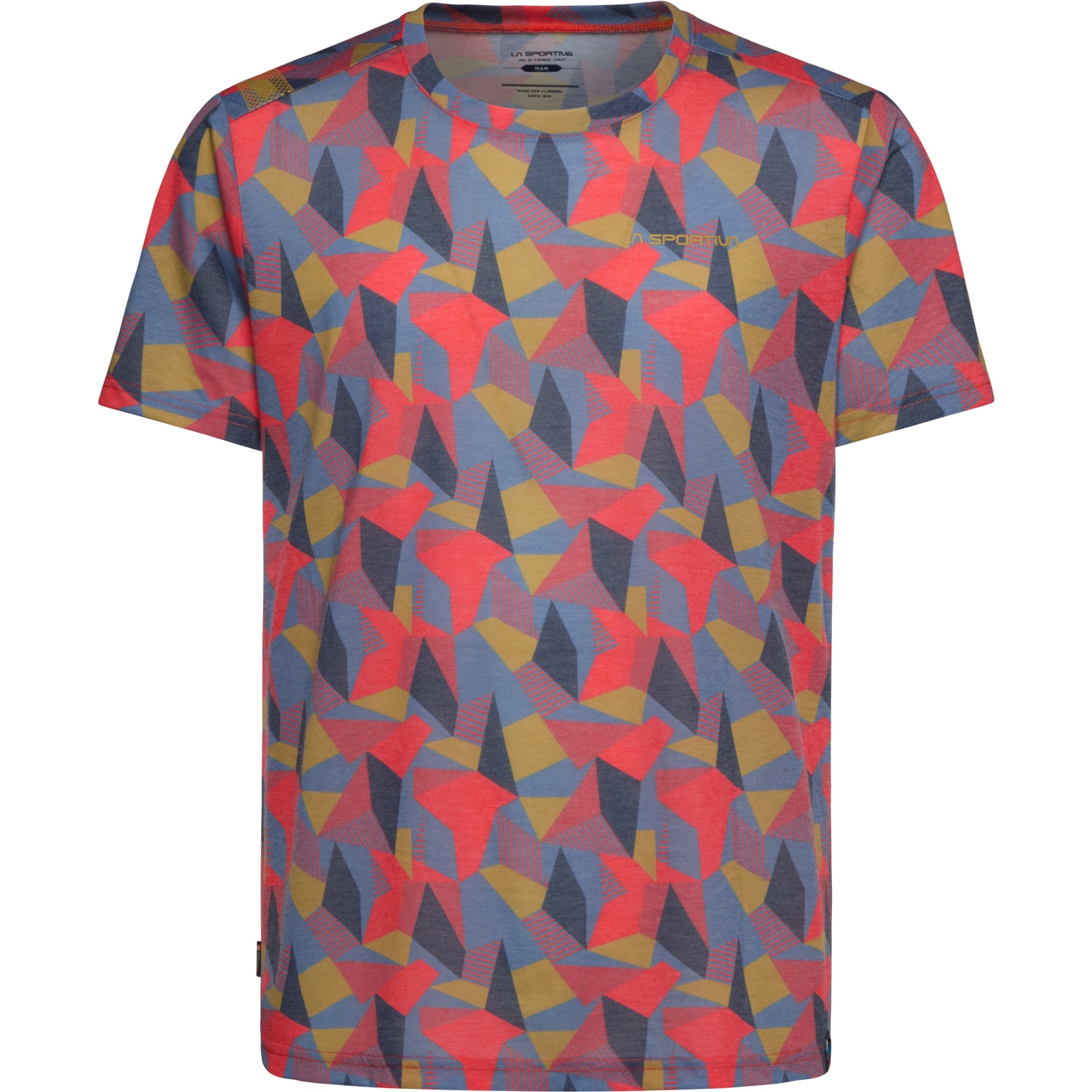 Picture of La Sportiva Dimension T-Shirt Men - Night Sky/Mountain Red
