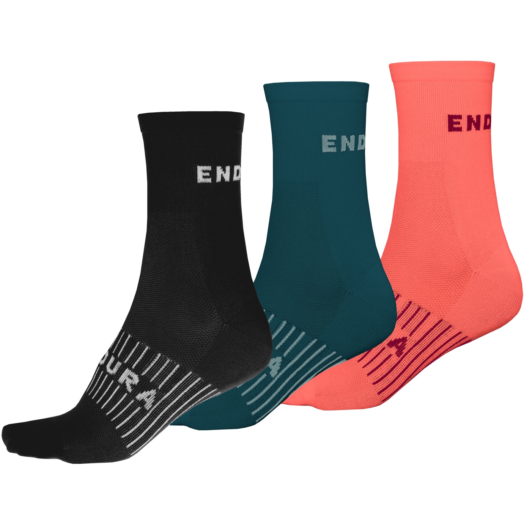 Produktbild von Endura Coolmax® Race Socken (Dreierpack) Damen - schwarz