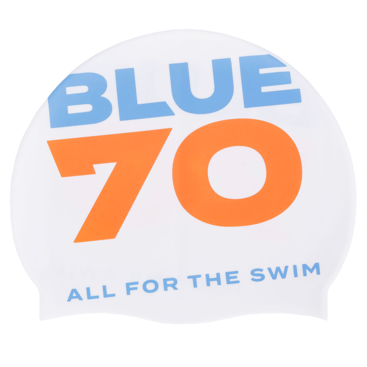 Produktbild von blueseventy Silikon Schwimmkappe - weiß
