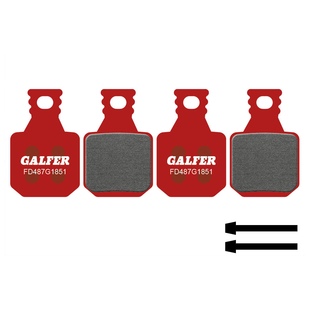 Productfoto van Galfer Advanced G1851 Disc Brake Pads - FD487 | Magura MT5, MT7
