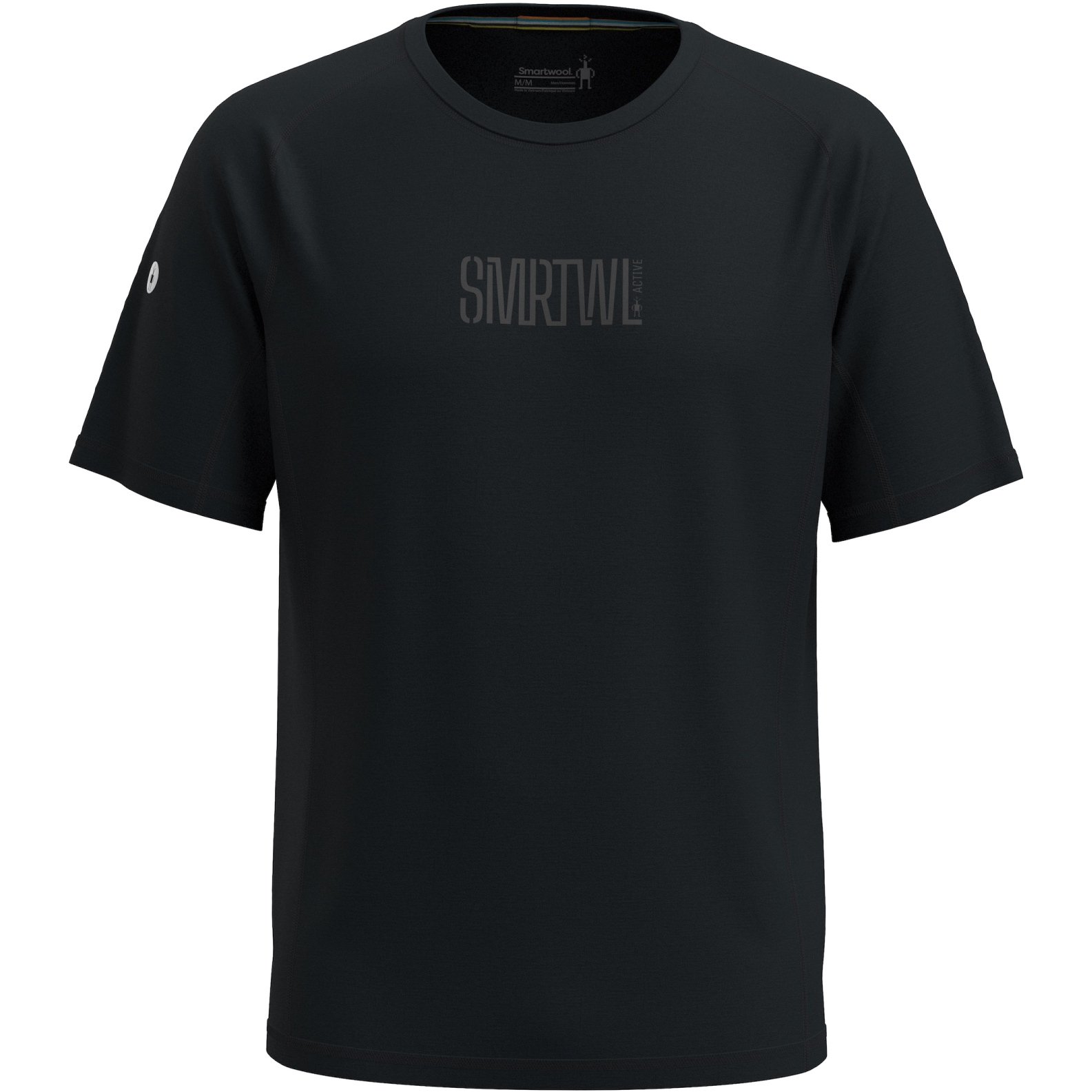 Picture of SmartWool Active Ultralite Graphic Short Sleeve Tee Men - 016 black / charcoal