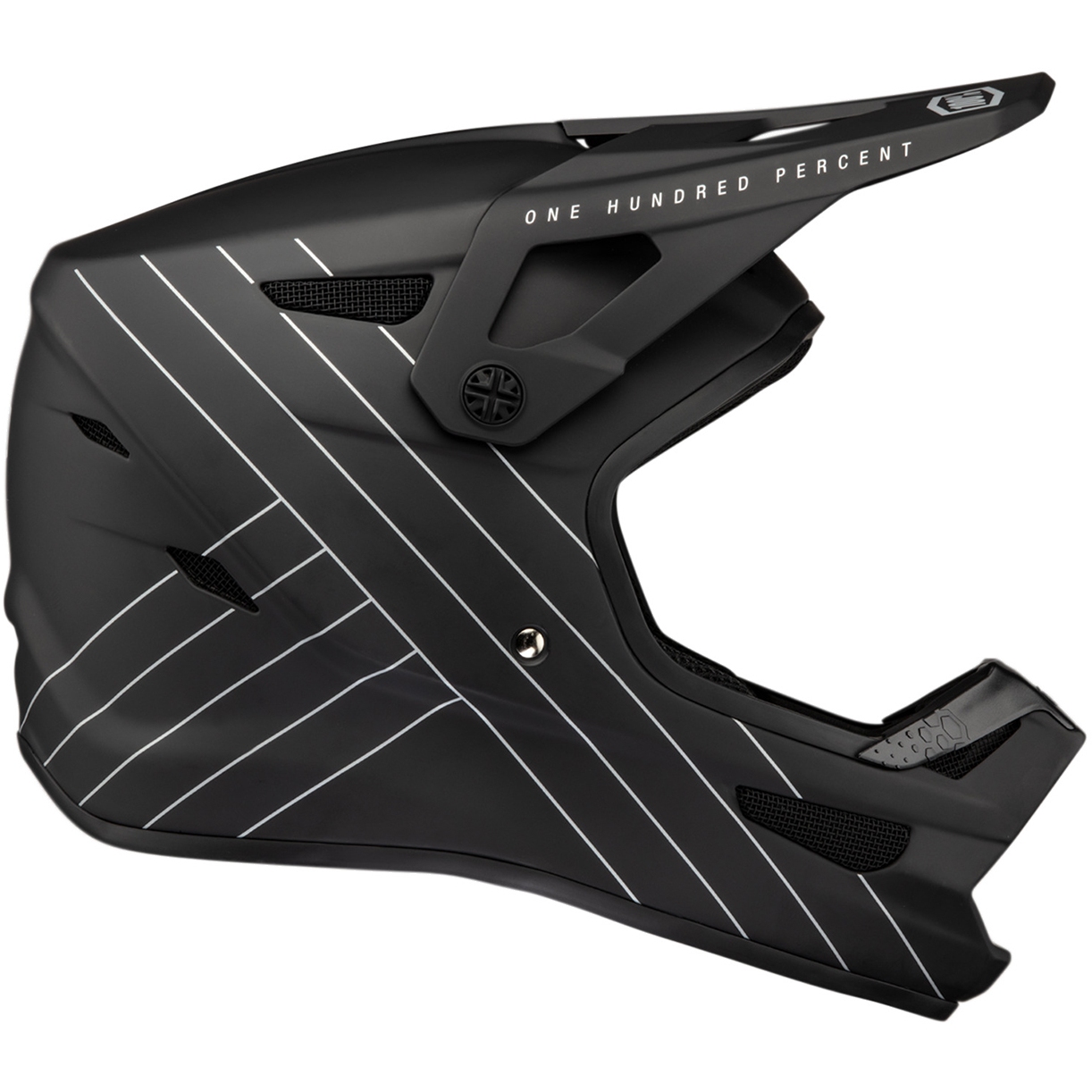 Productfoto van 100% Status DH/BMX Helm - Zwart