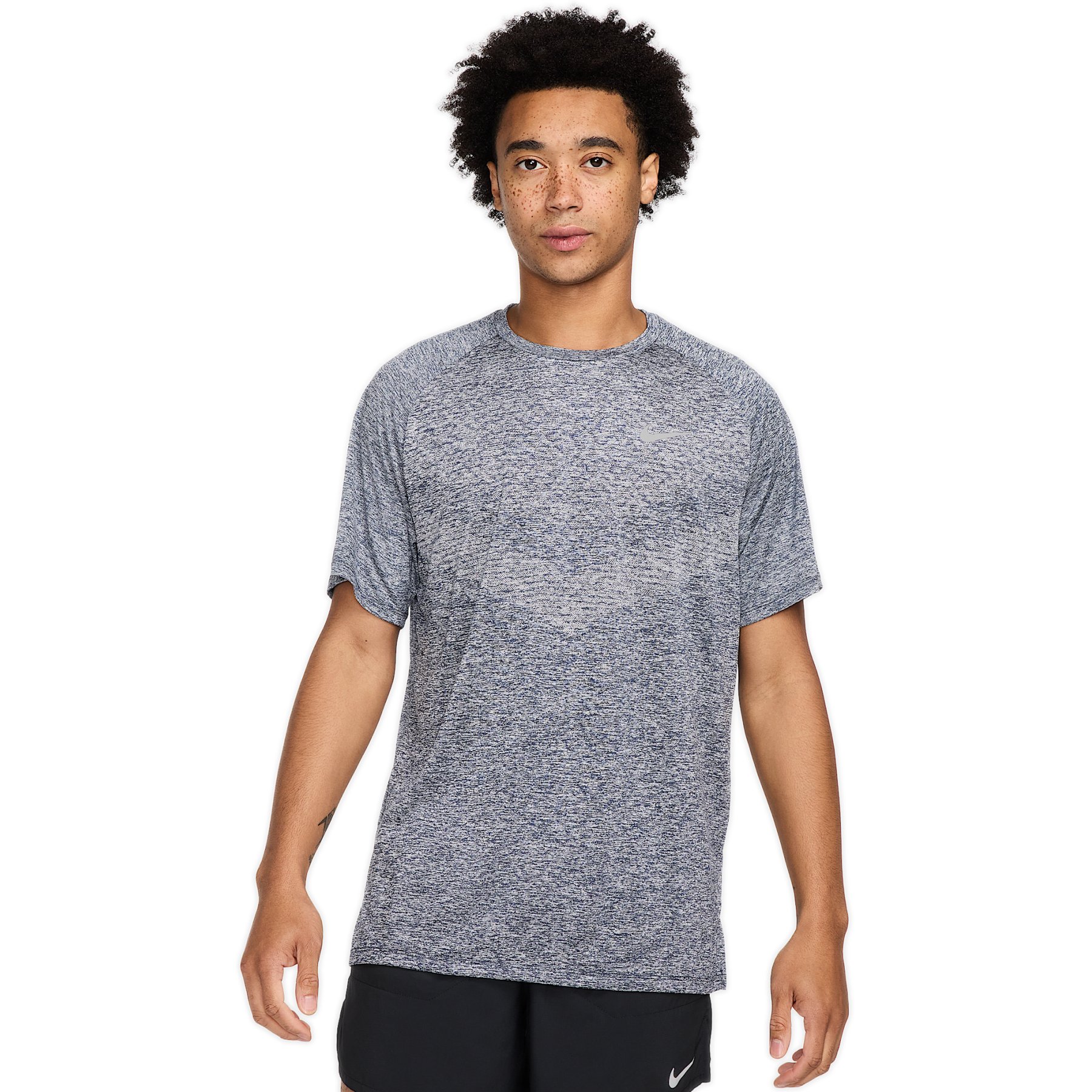 Produktbild von Nike Dri-FIT ADV Stride Laufshirt Herren - thunder blue/heather HV5203-437
