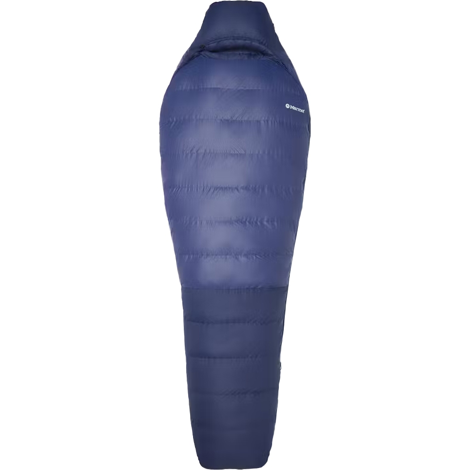 Picture of Marmot Mad River 15 Long Down Sleeping Bag - Zip left - arctic navy/arctic mist