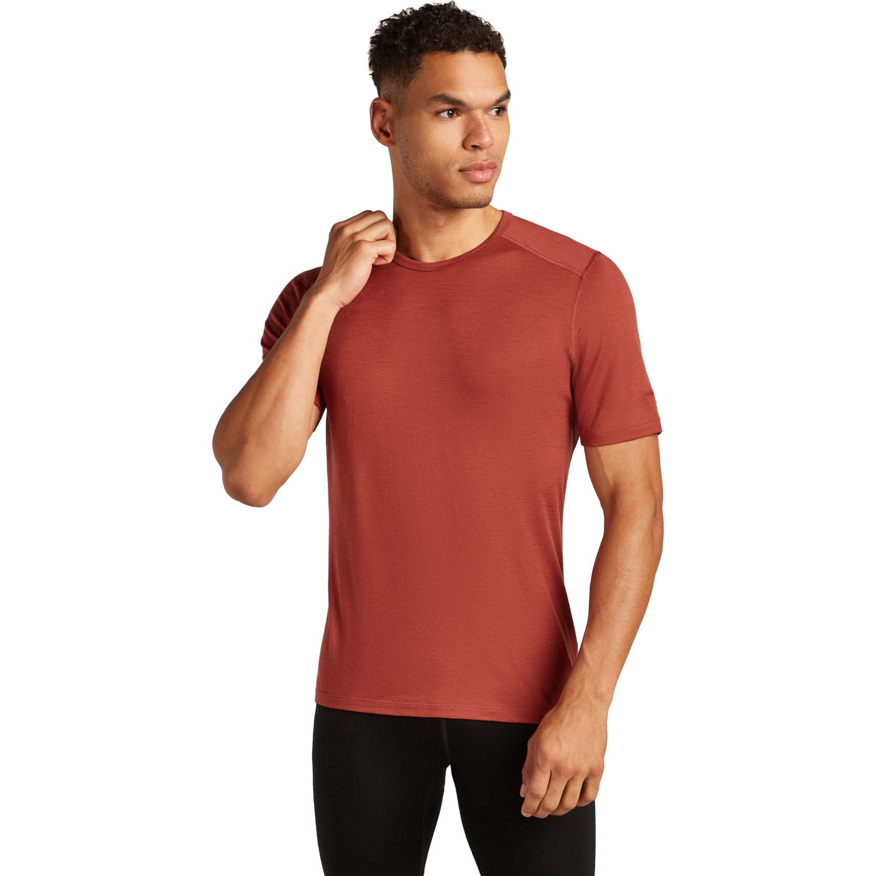 Produktbild von Icebreaker Merino 200 Oasis Thermo-Kurzarmshirt mit Rundhalsausschnitt Herren - Jasper