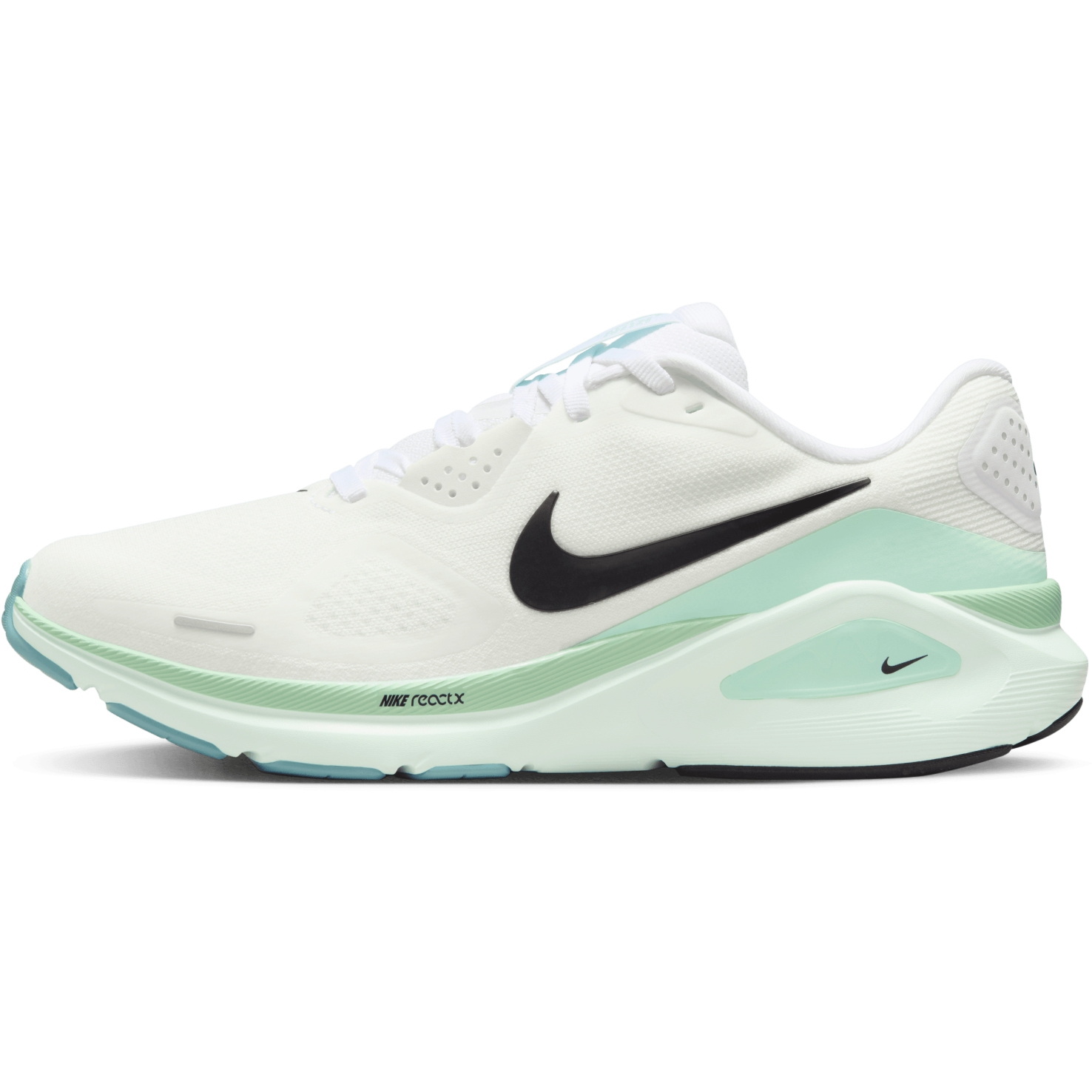 Produktbild von Nike Structure 26 Laufschuhe Damen - white/black-barely green-mint HJ1101-100