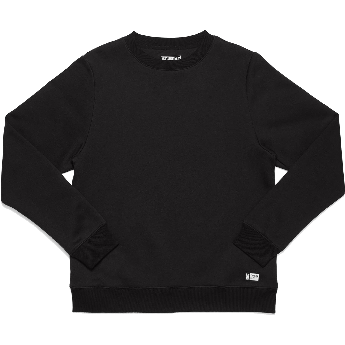 Productfoto van CHROME Issued Fleece Crew Sweatshirt - Zwart