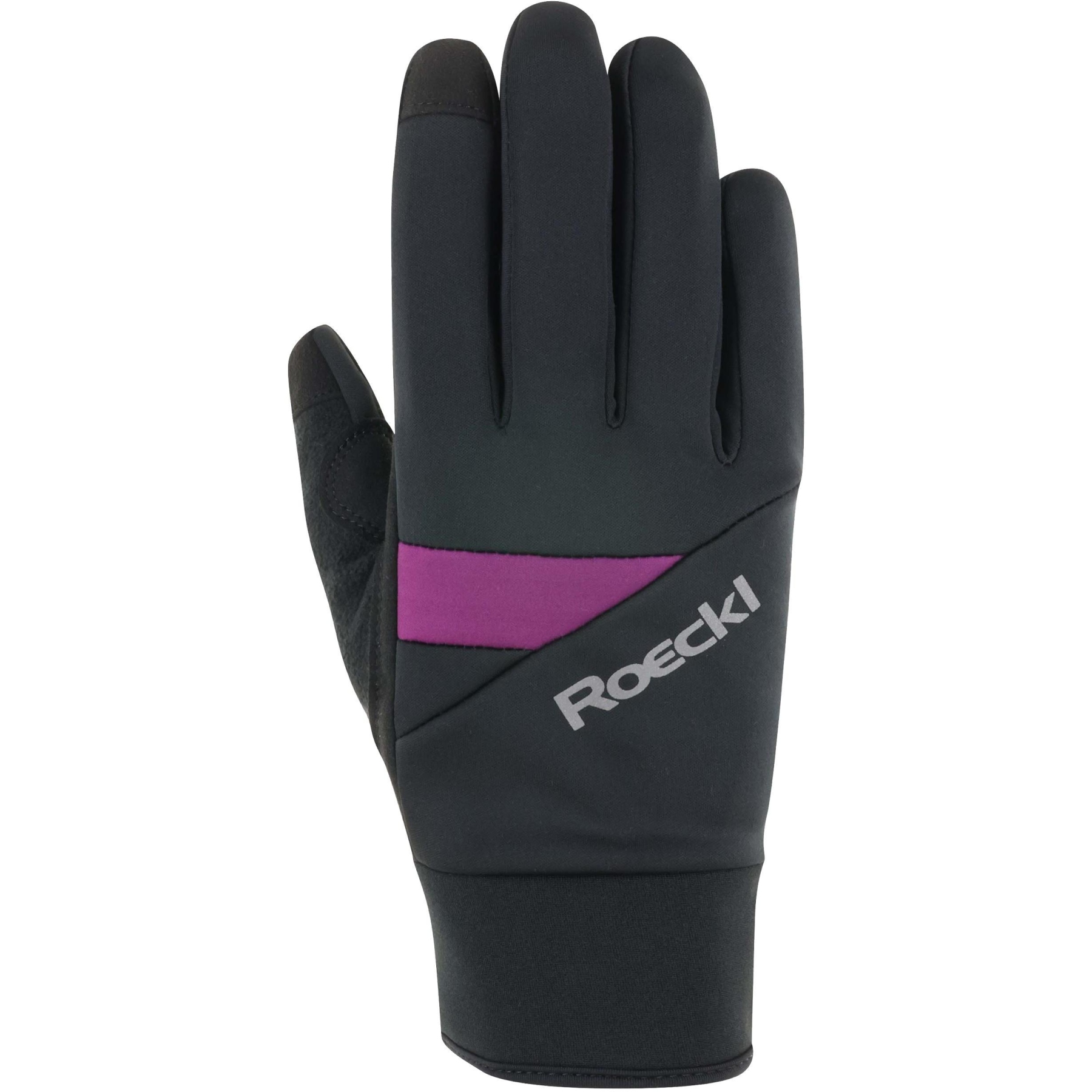 Picture of Roeckl Sports Reichenthal Juniors Cycling Gloves - black/purple 9461