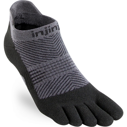 Produktbild von Injinji Damen Run Lightweight No-Show Coolmax® Socken - schwarz