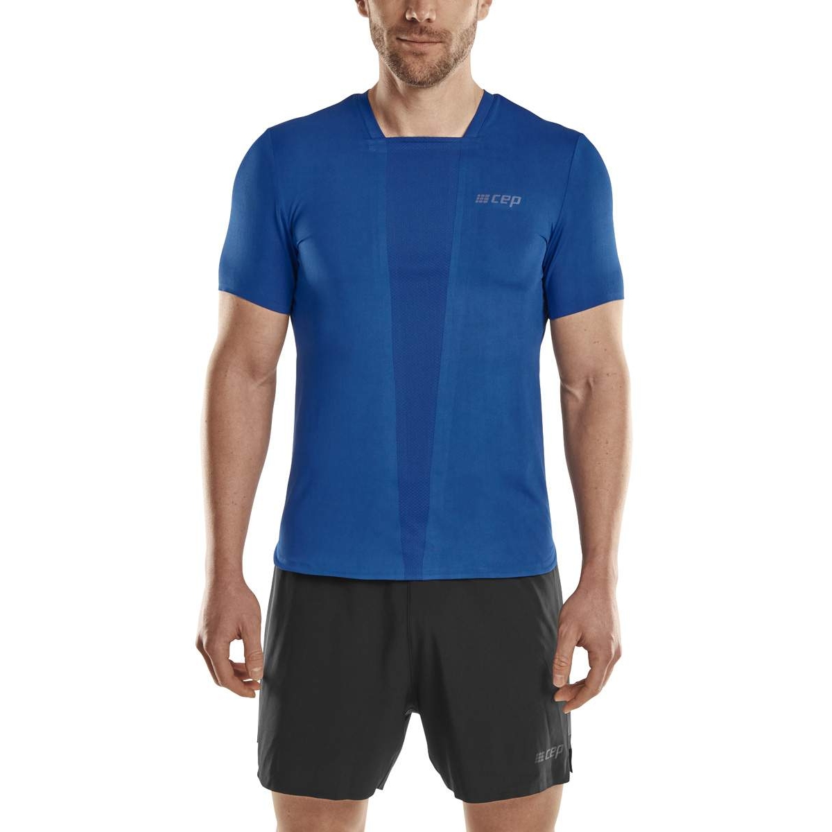 Picture of CEP The Run T-Shirt Men - blue