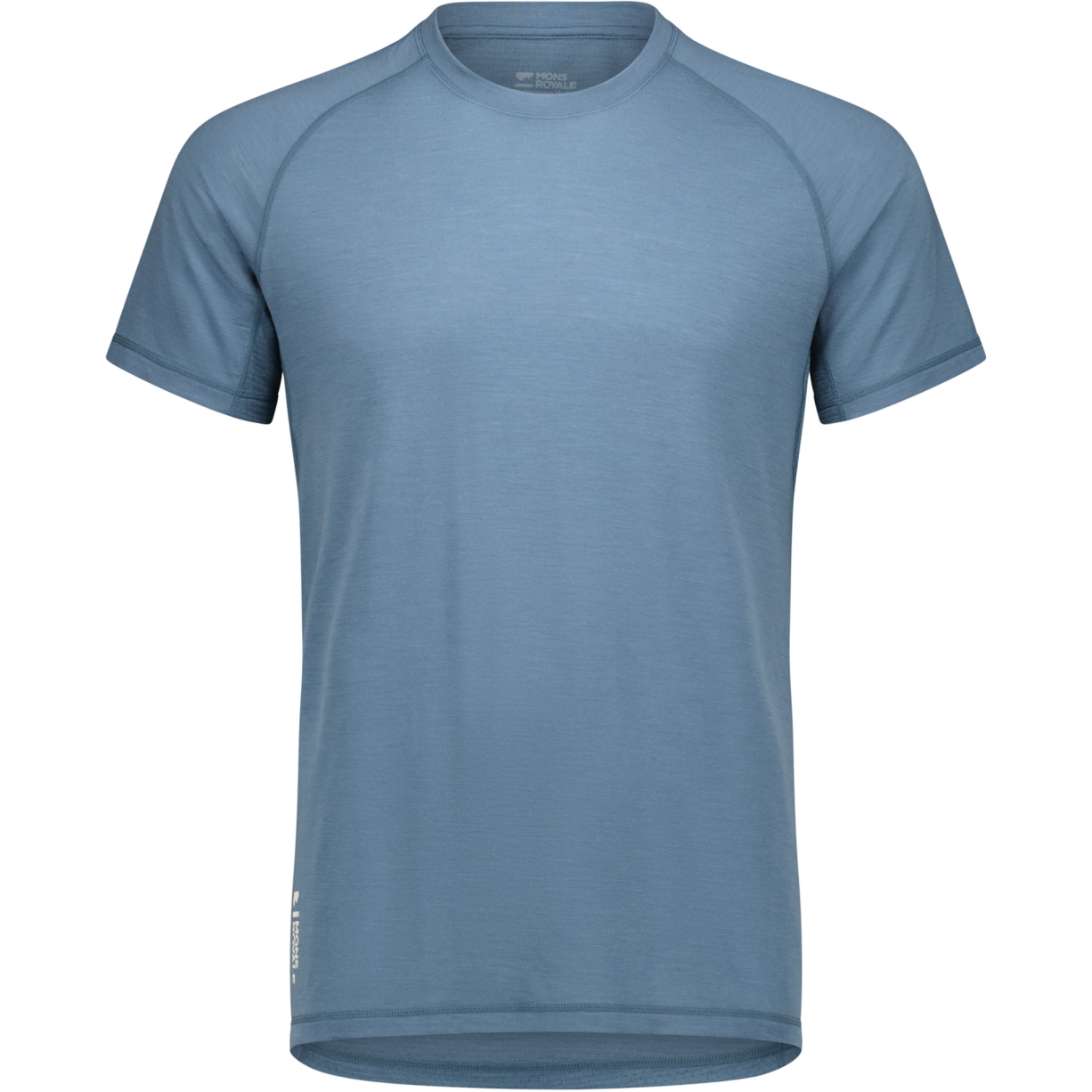 Picture of Mons Royale Temple Merino Air-Con T-Shirt Men - goblin blue