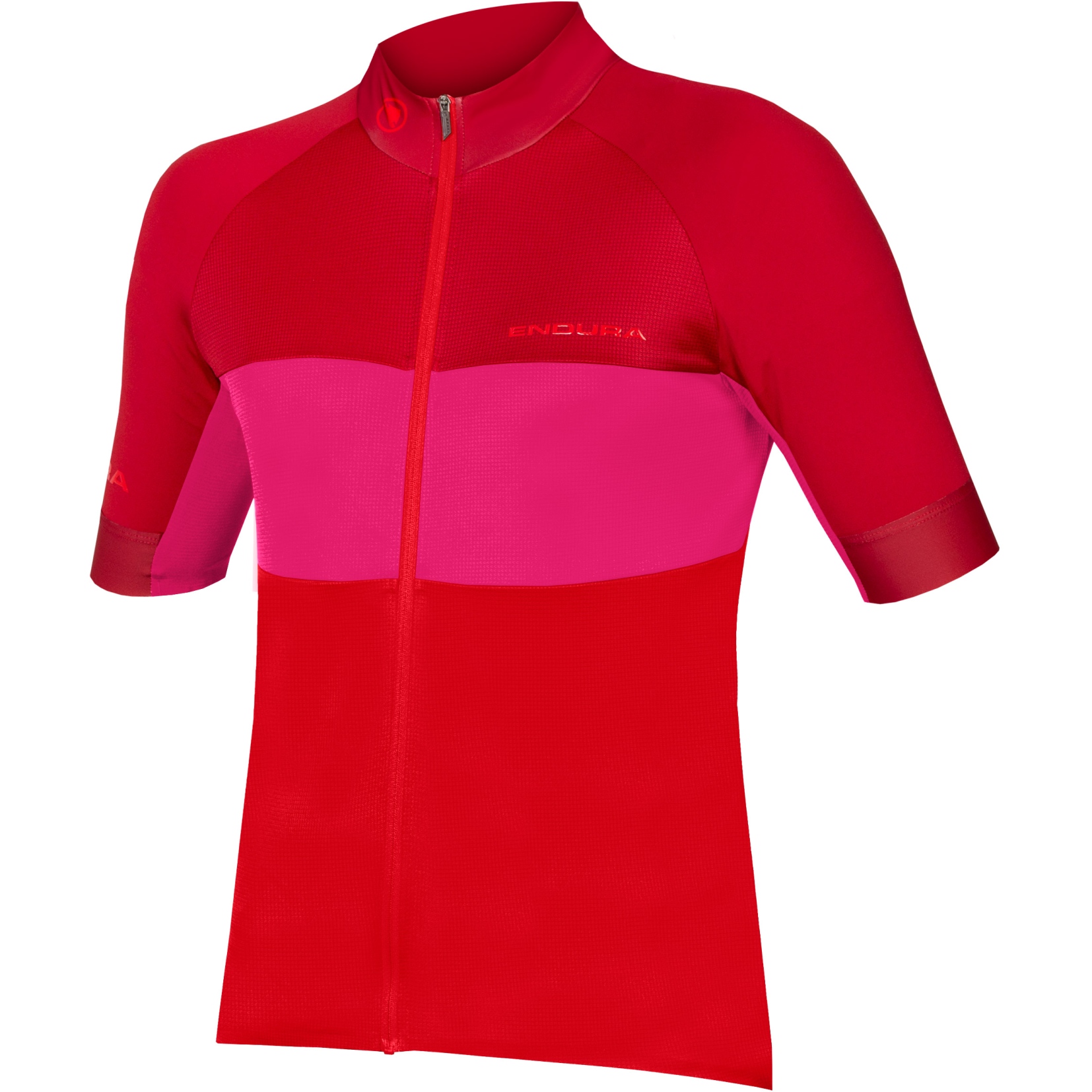 Picture of Endura FS260 Pro II Short Sleeve Jersey Men - Relaxed Fit - red