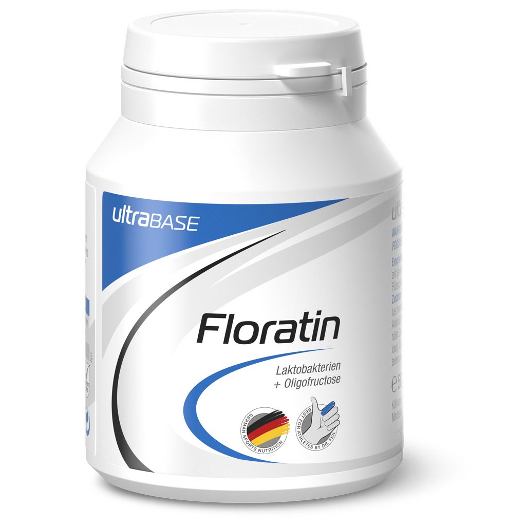 Produktbild von ultraSPORTS BASE Floratin - Nahrungsergänzung mit Laktobakterien - 90 Kapseln (50g)
