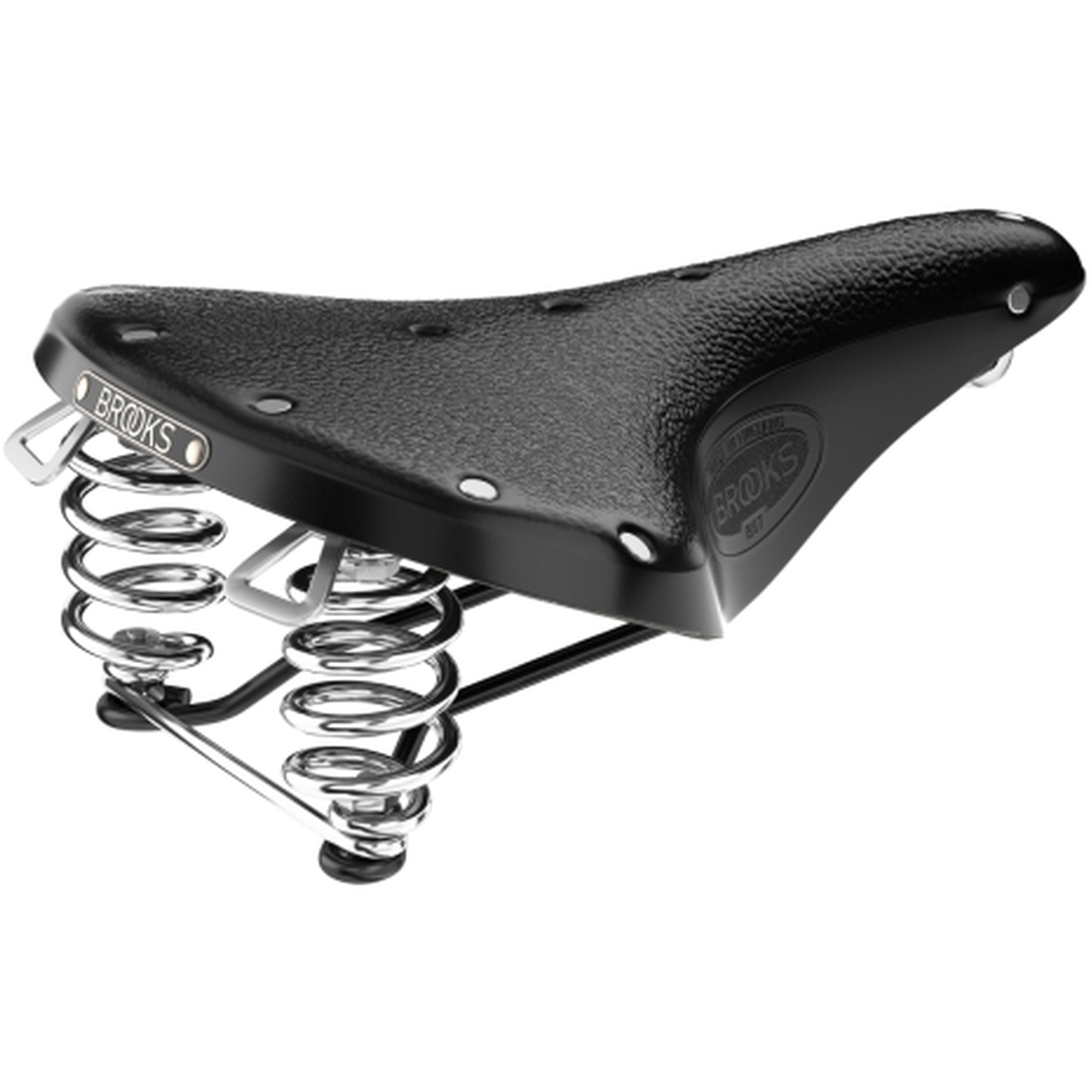 Picture of Brooks B67 Bend Leather Saddle - black