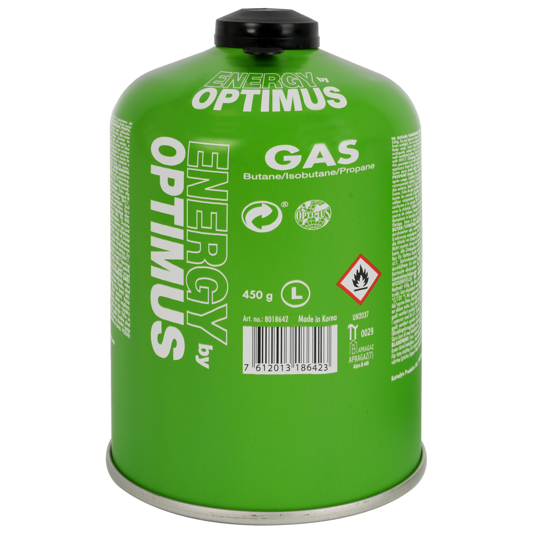 Productfoto van Optimus Universal Gaspatroon - 450g