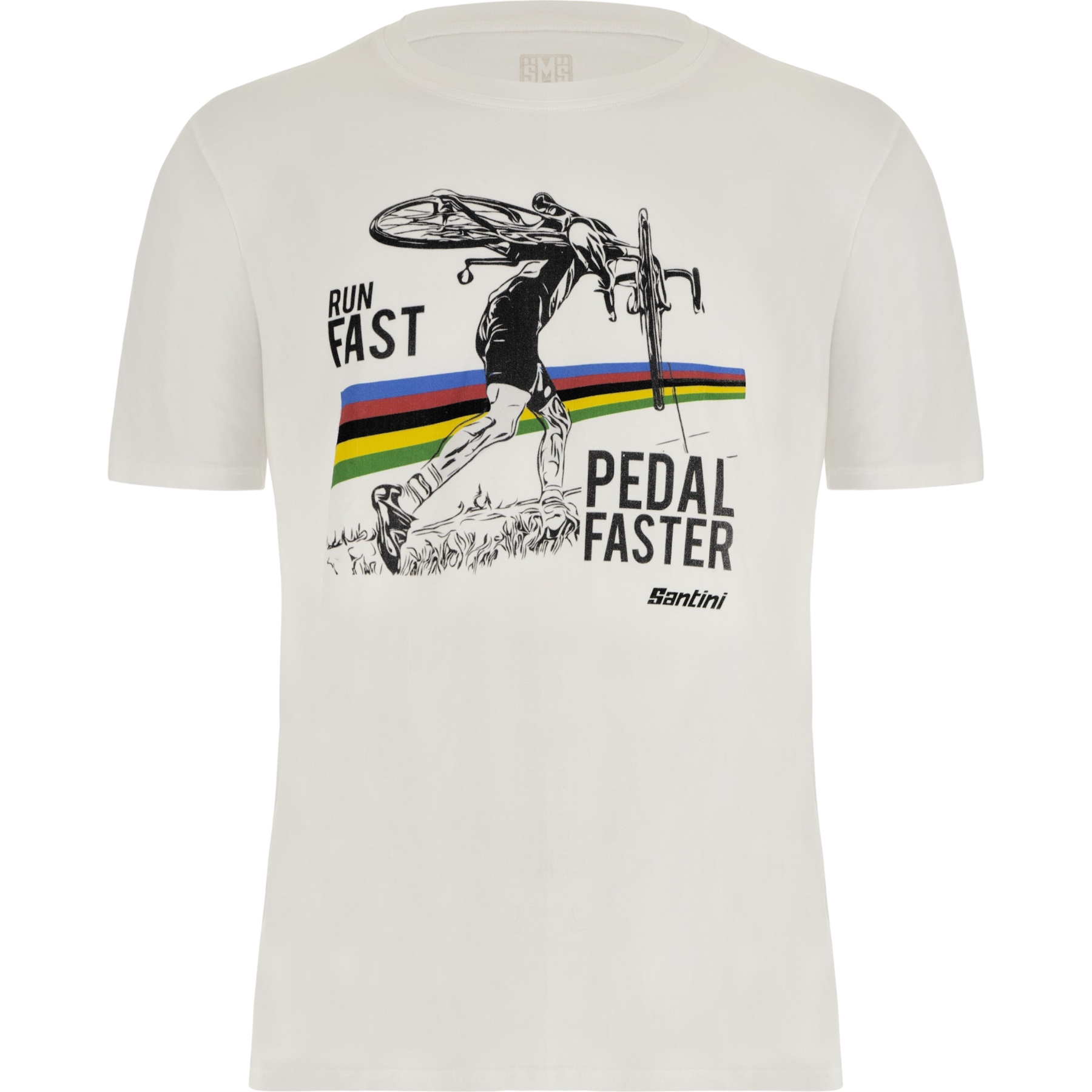 Produktbild von Santini UCI Ciclocross T-Shirt - weiß BI