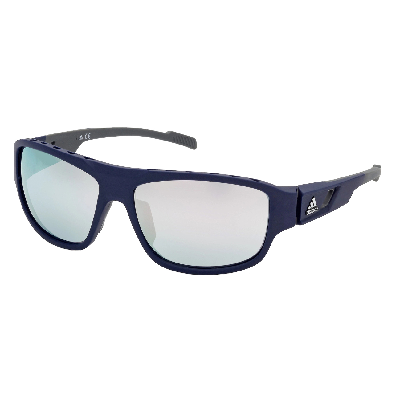 Picture of adidas Actv Classic SP0045 Sport Sunglasses - Blue/Other / Contrast Mirror Smoke