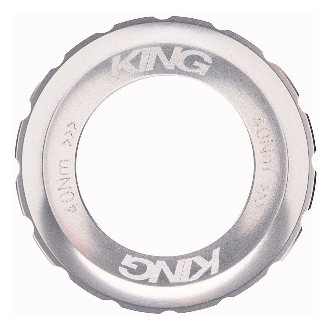 Image of Chris King Lock Ring - Centerlock | External Spline - silver