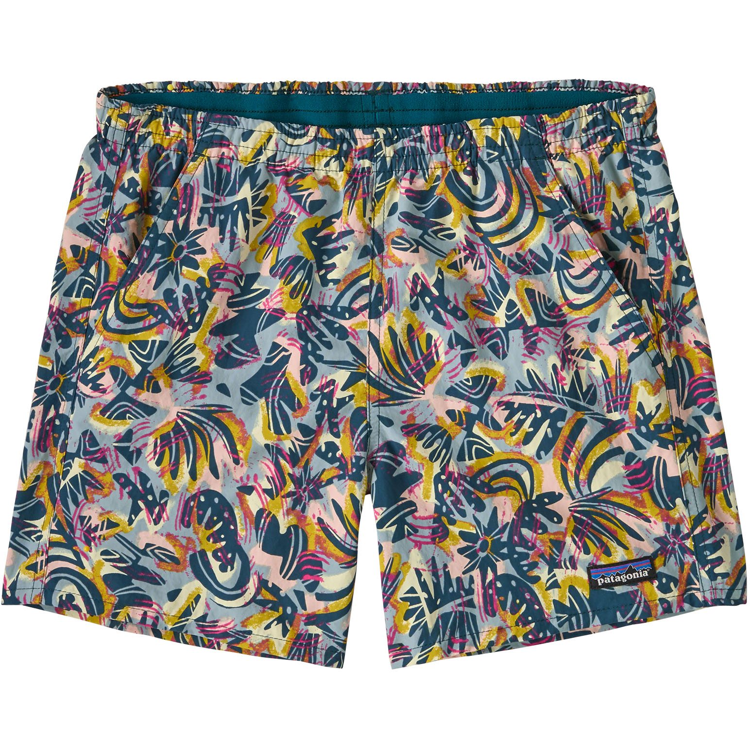 Produktbild von Patagonia Baggies 5&quot; Shorts Damen - Wild Botanist: Tidal Teal
