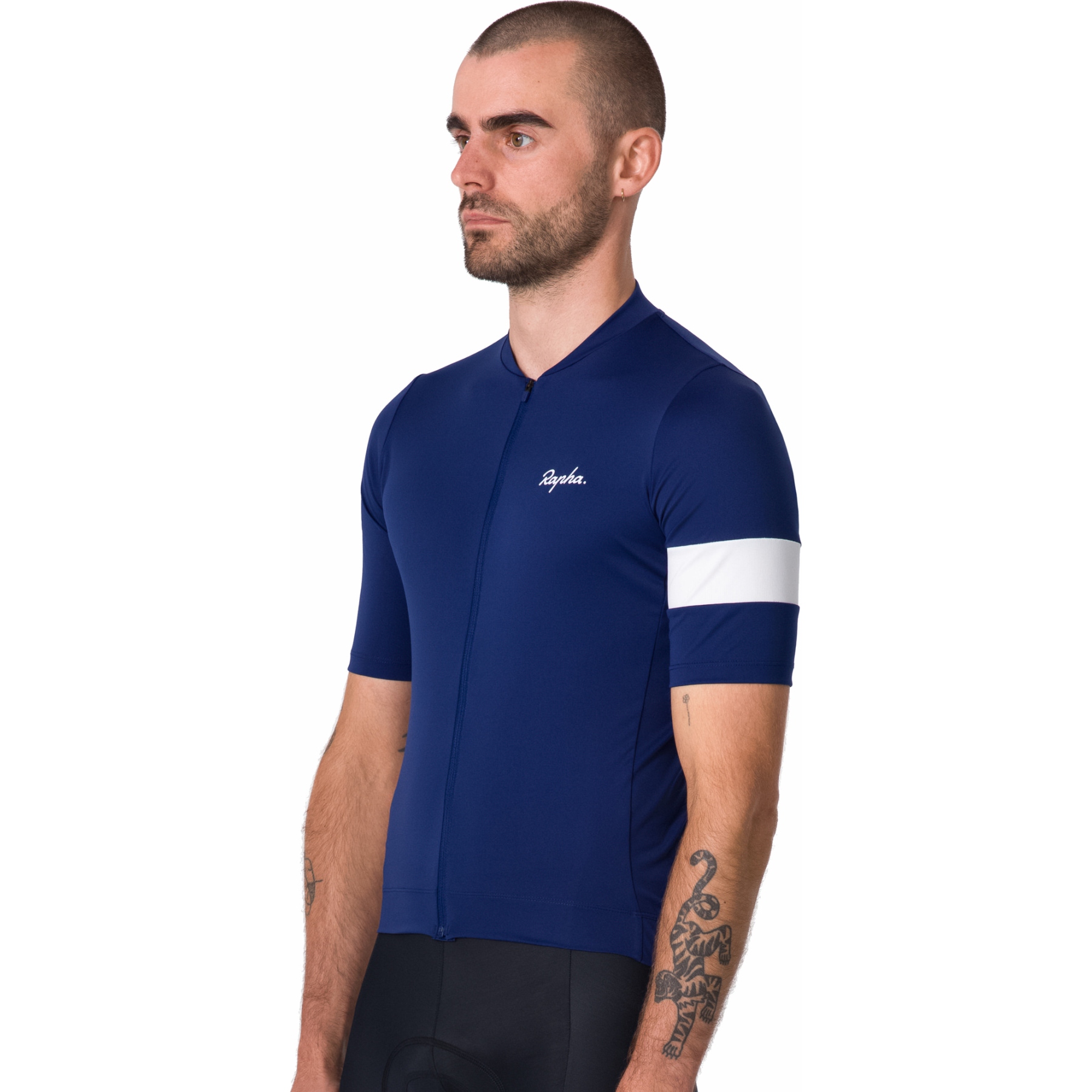 Rapha Core Short Sleeve Jersey Men - navy/white | BIKE24