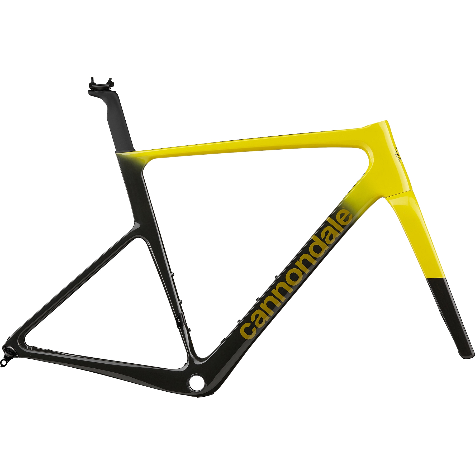 Picture of Cannondale SUPERSIX EVO HI-MOD - Carbon Roadbike Frame Set - 2023 - laguna yellow