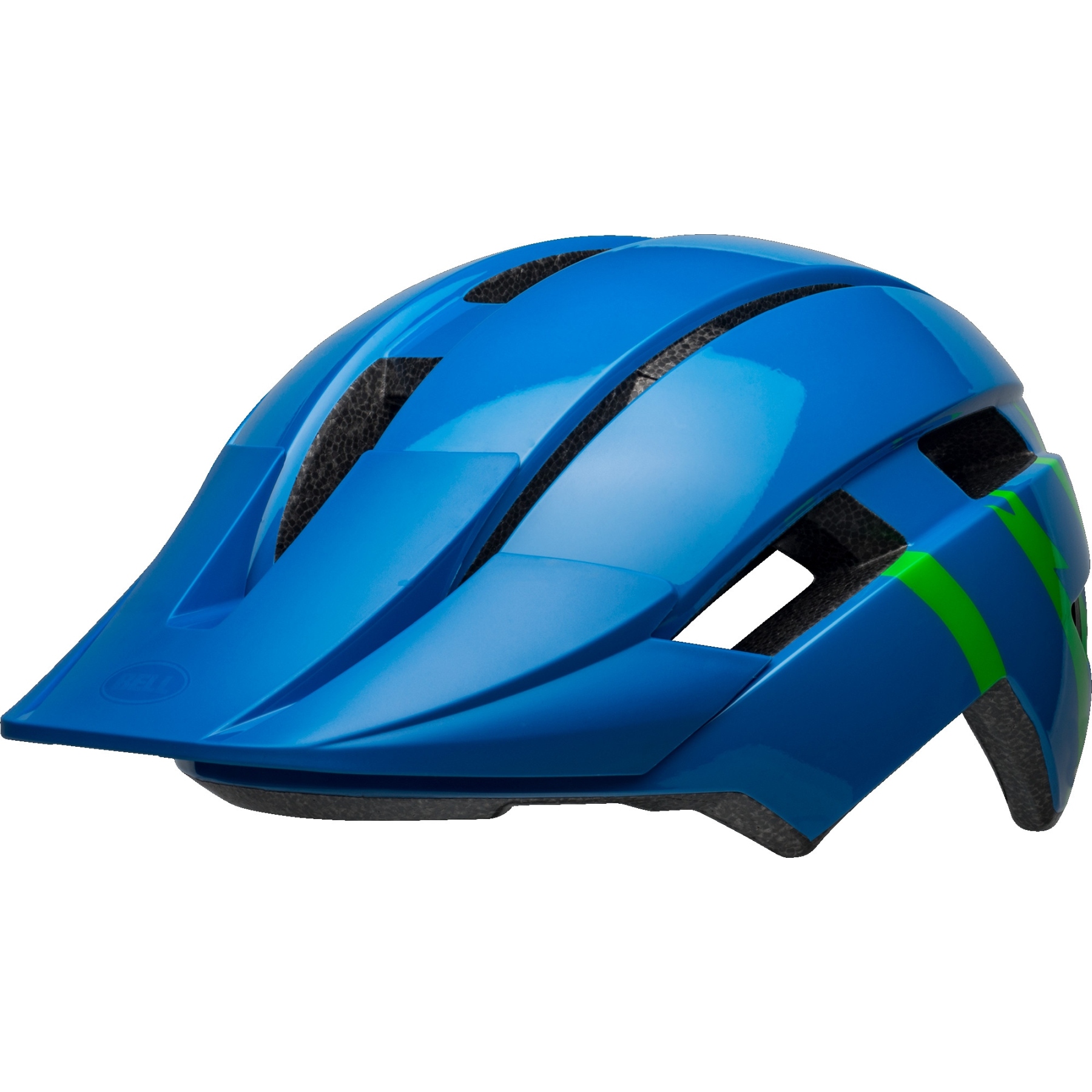 Produktbild von Bell Sidetrack II MIPS Kinderhelm - strike gloss blue/green