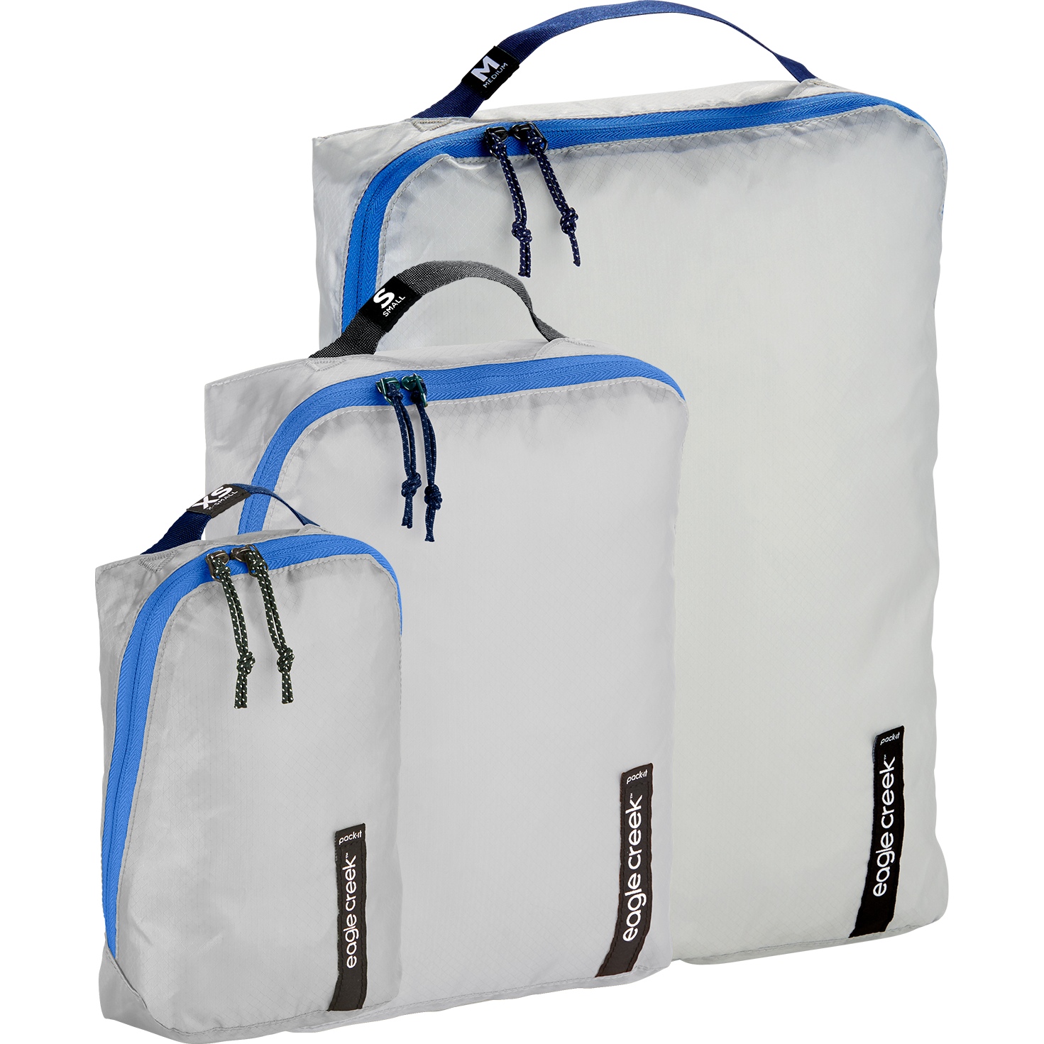 Picture of Eagle Creek Pack-It™ Isolate Cube Set XS/S/M - aizome blue grey