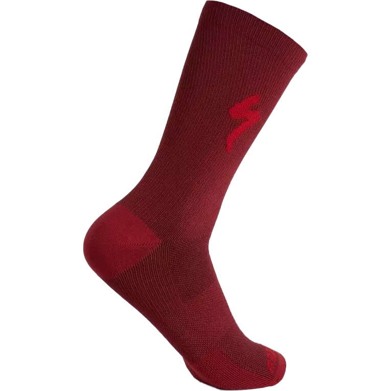 Picture of Specialized Soft Air Tall Logo Socks - garnet red