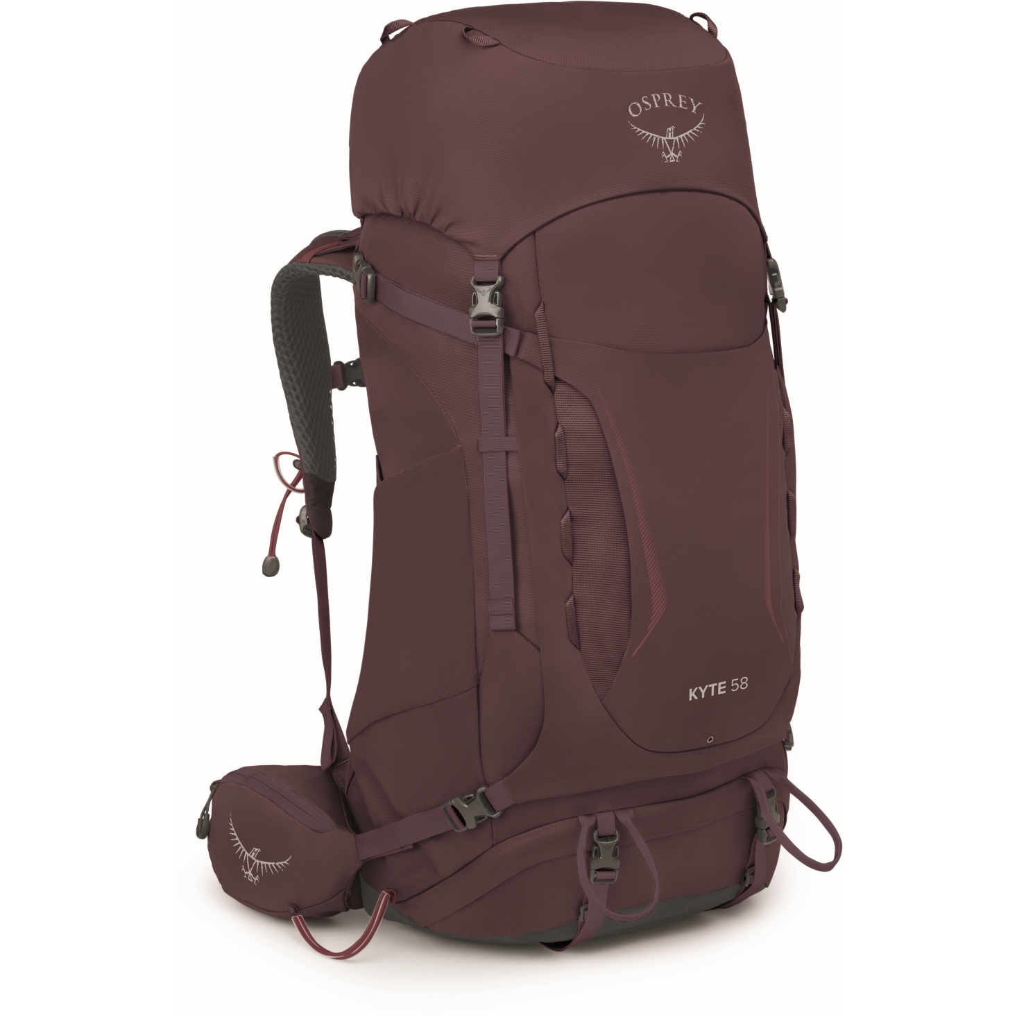 Image of Osprey Kyte 58 Women's Backpack - Elderberry Purple - M/L