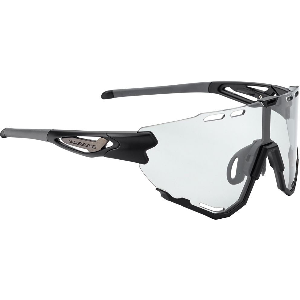 Picture of Swiss Eye Mantra Glasses 13023 - Black Matt / Anthracite - Photochromic Grey Smoke