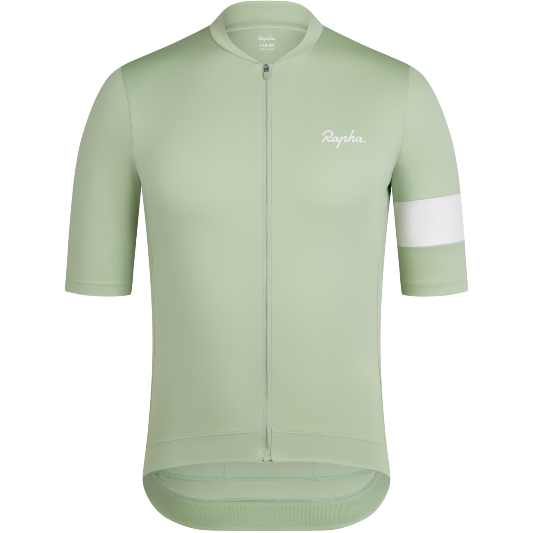 Productfoto van Rapha Core Fietsshirt met Korte Mouwen Heren - reseda/white alyssum