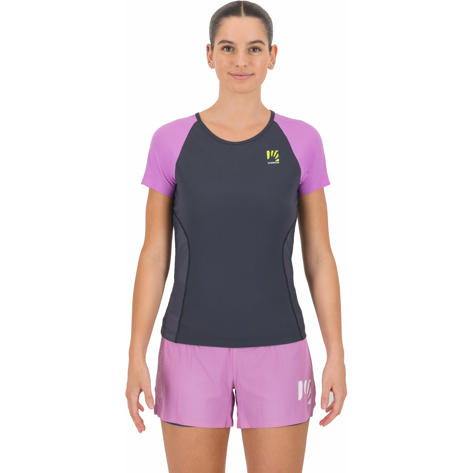 Immagine prodotto da Karpos Maglia Running Donna - Lavaredo Evo - ombre blue/bloom