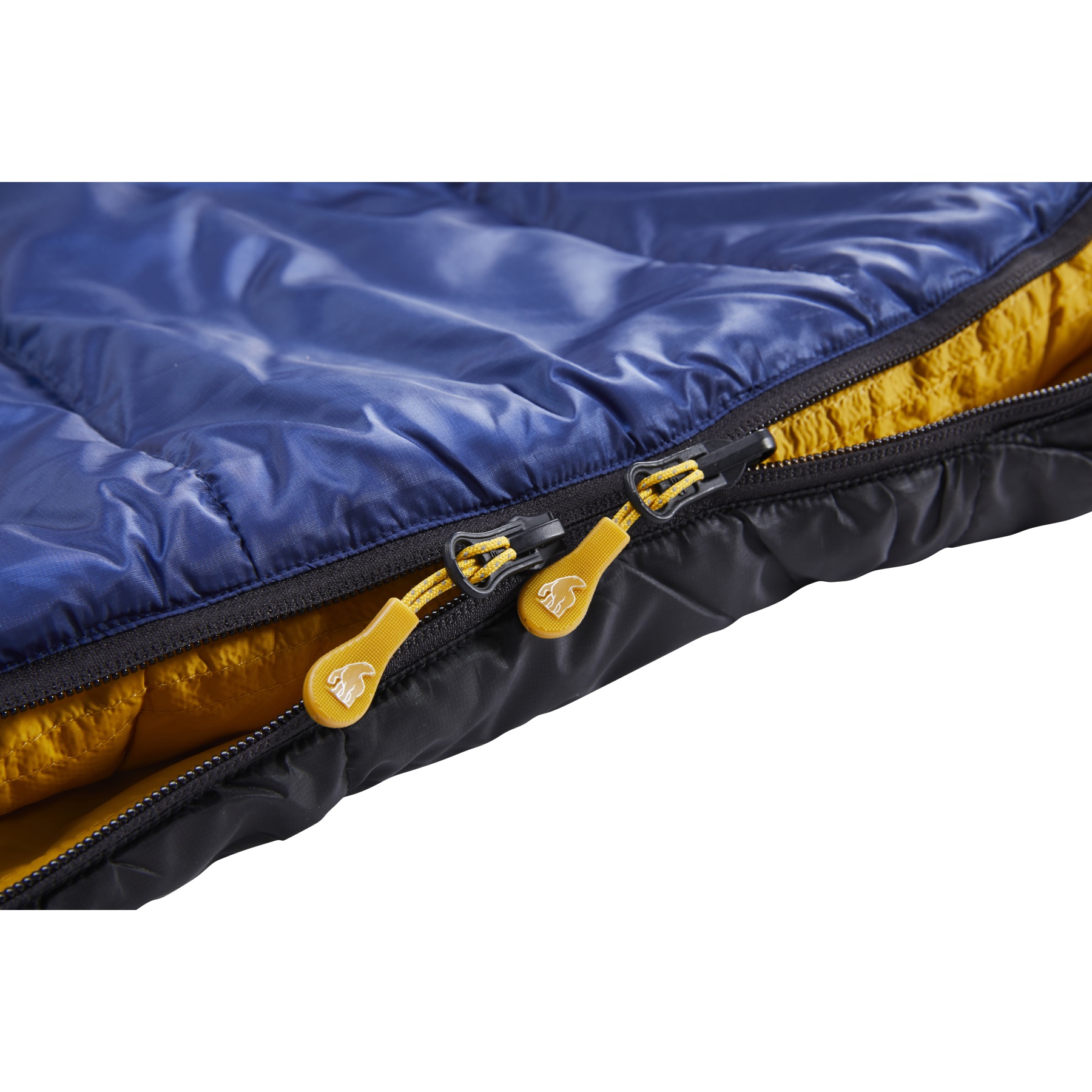 Nordisk Puk -10° Mummy Sleeping Bag - L - True Navy/Mustard Yellow/Black