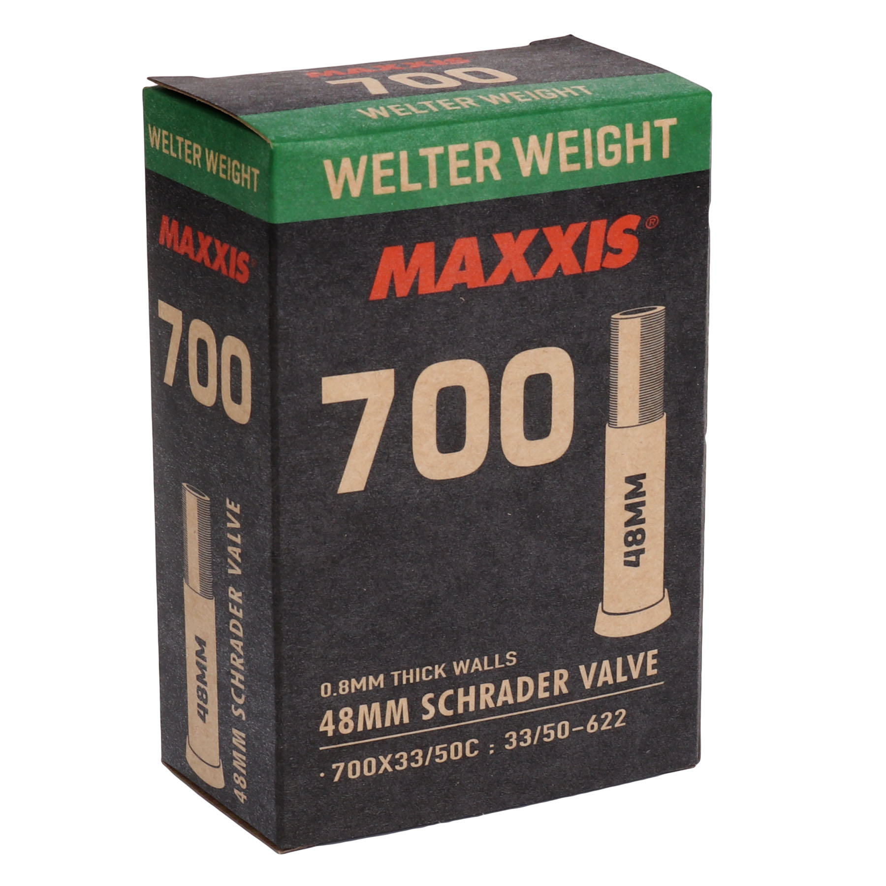Produktbild von Maxxis WelterWeight Schlauch - 33/50-622 - Schrader - 48mm