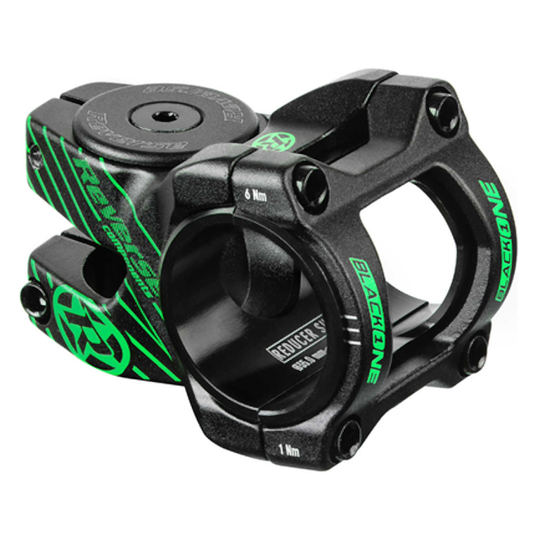 Picture of Reverse Components Black-ONE D-2 MTB Stem - 31.8 / 35 mm - black / green