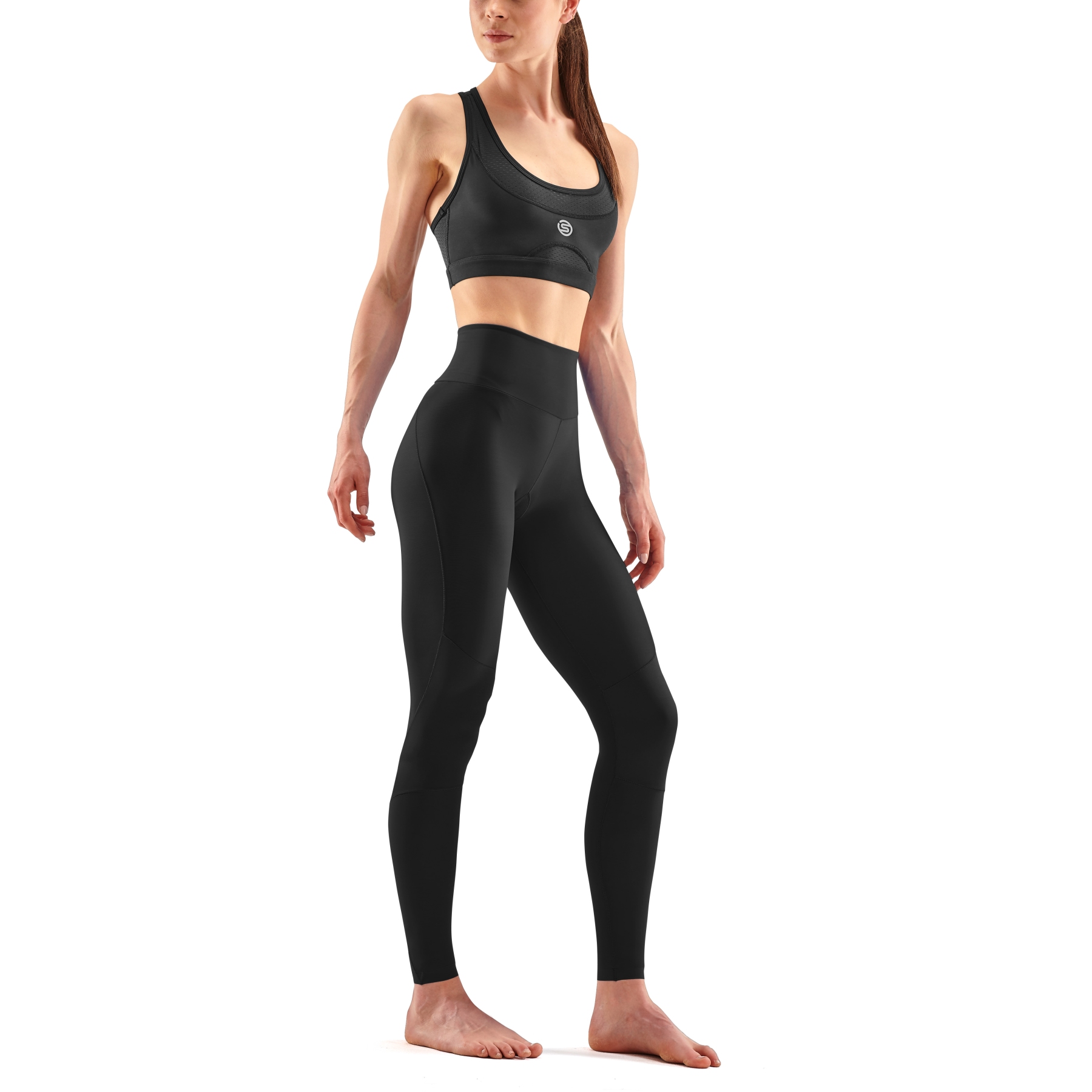 SKINS 5-Series Women's Recovery Long Tights - Black