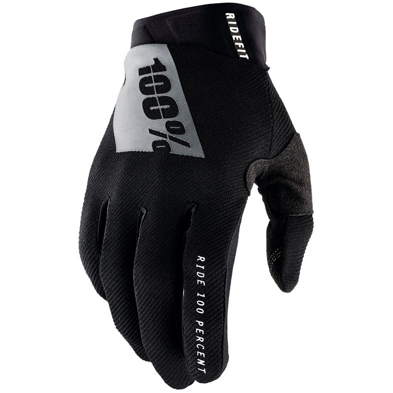 Picture of 100% Ridefit Bike Gloves - black/white