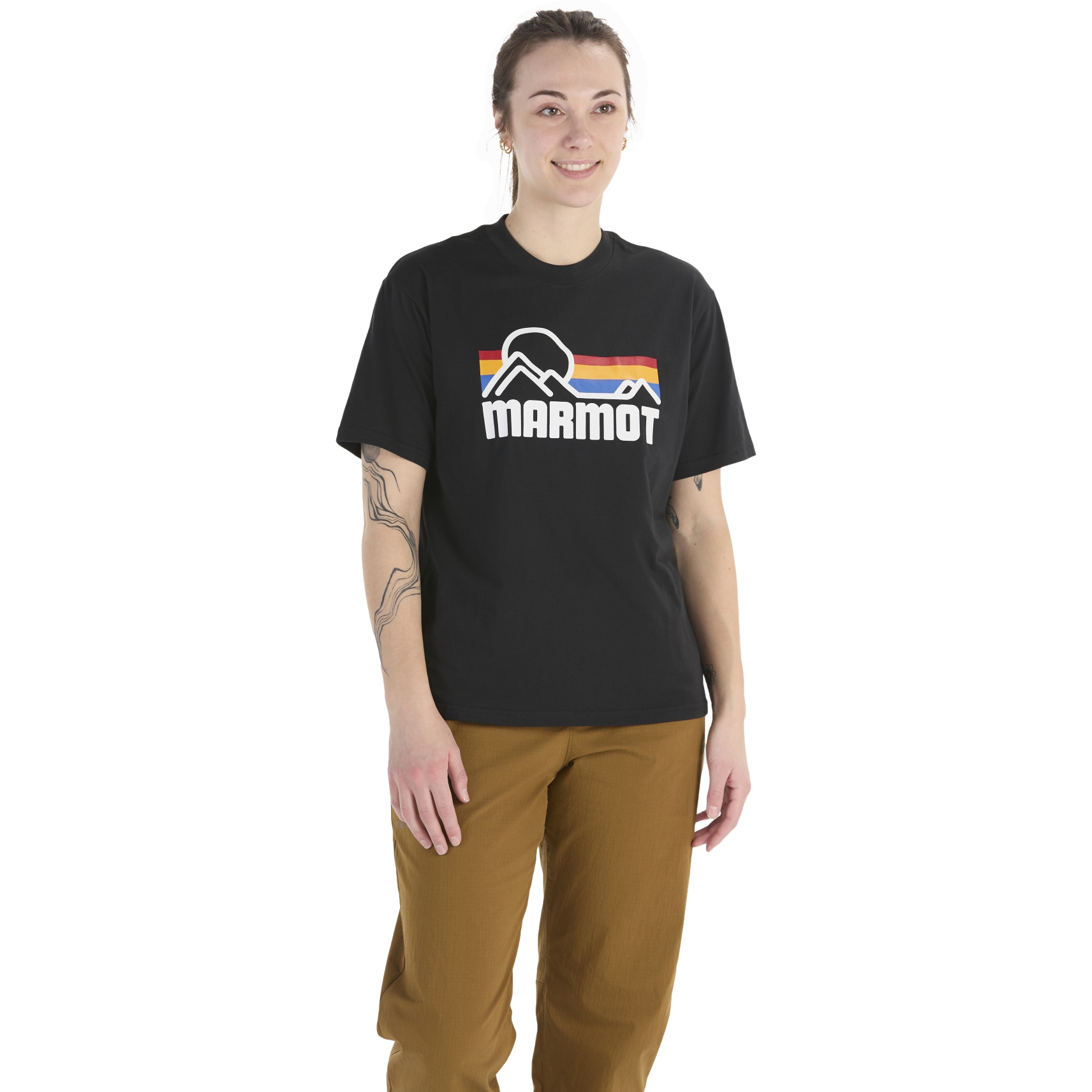 Produktbild von Marmot Coastal T-Shirt Damen - black/multi