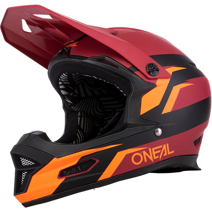 Picture of O&#039;Neal Fury Helmet - STAGE red/orange