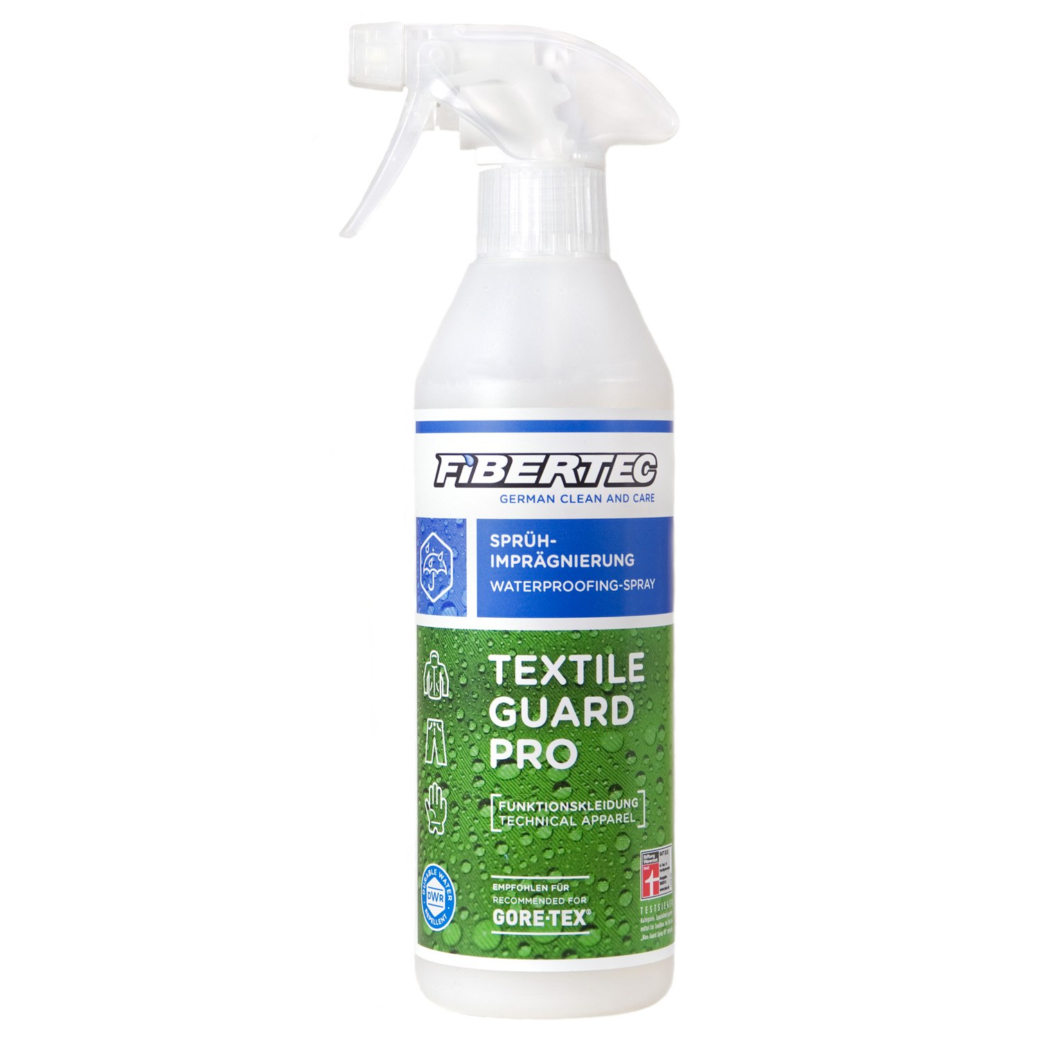 Productfoto van Fibertec Textile Guard Pro Impregnation Spray 500 ml