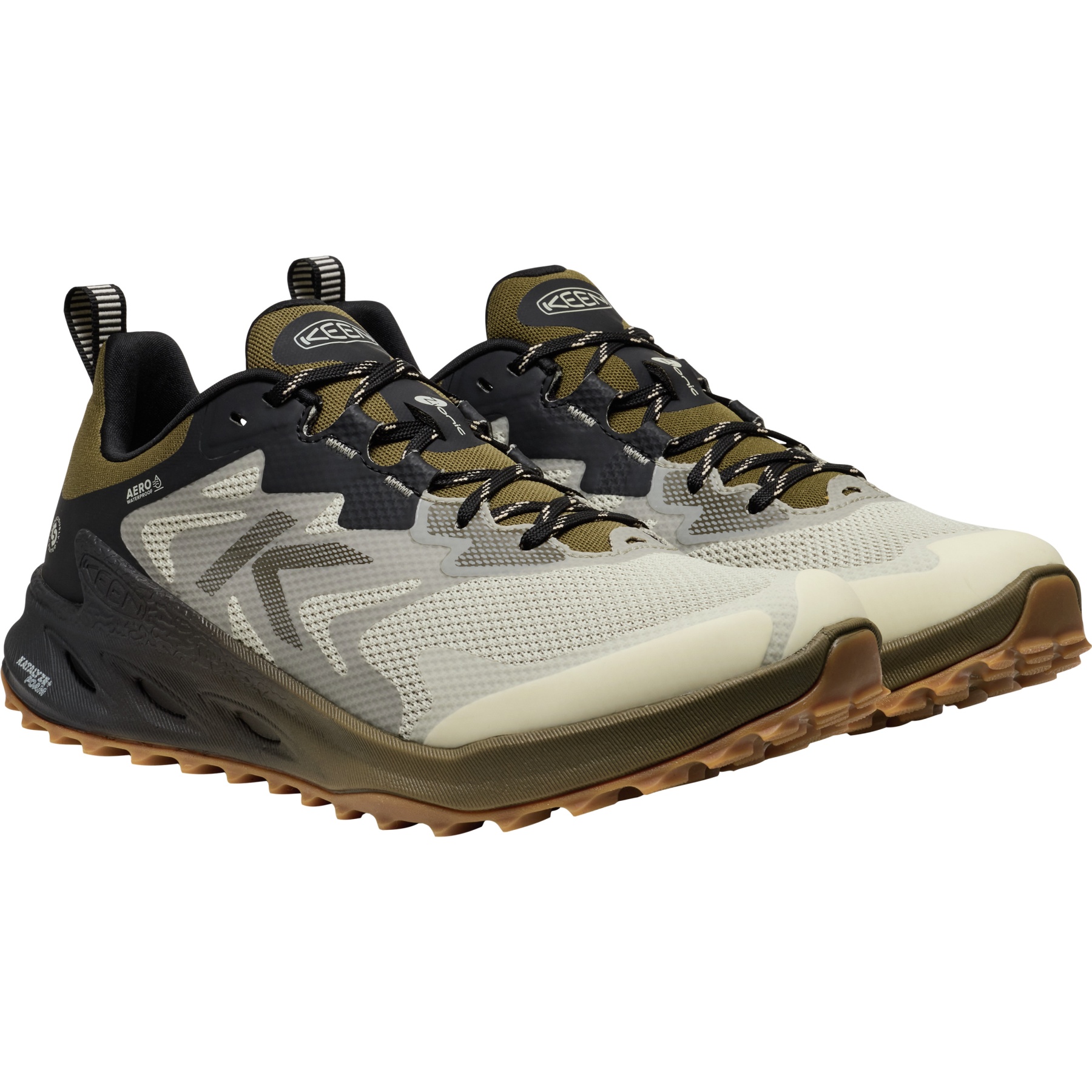 KEEN Zionic NXT Waterproof Hiking Shoes Men - Abbey Stone/Dark