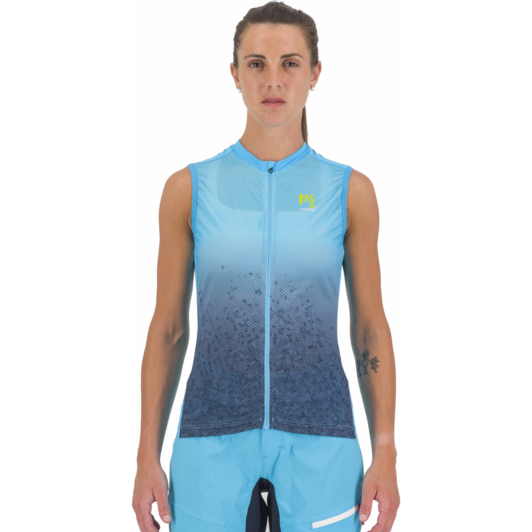 Foto de Karpos Maillot sin Mangas Mujer - Verve Evo - blue atoll/sky captain