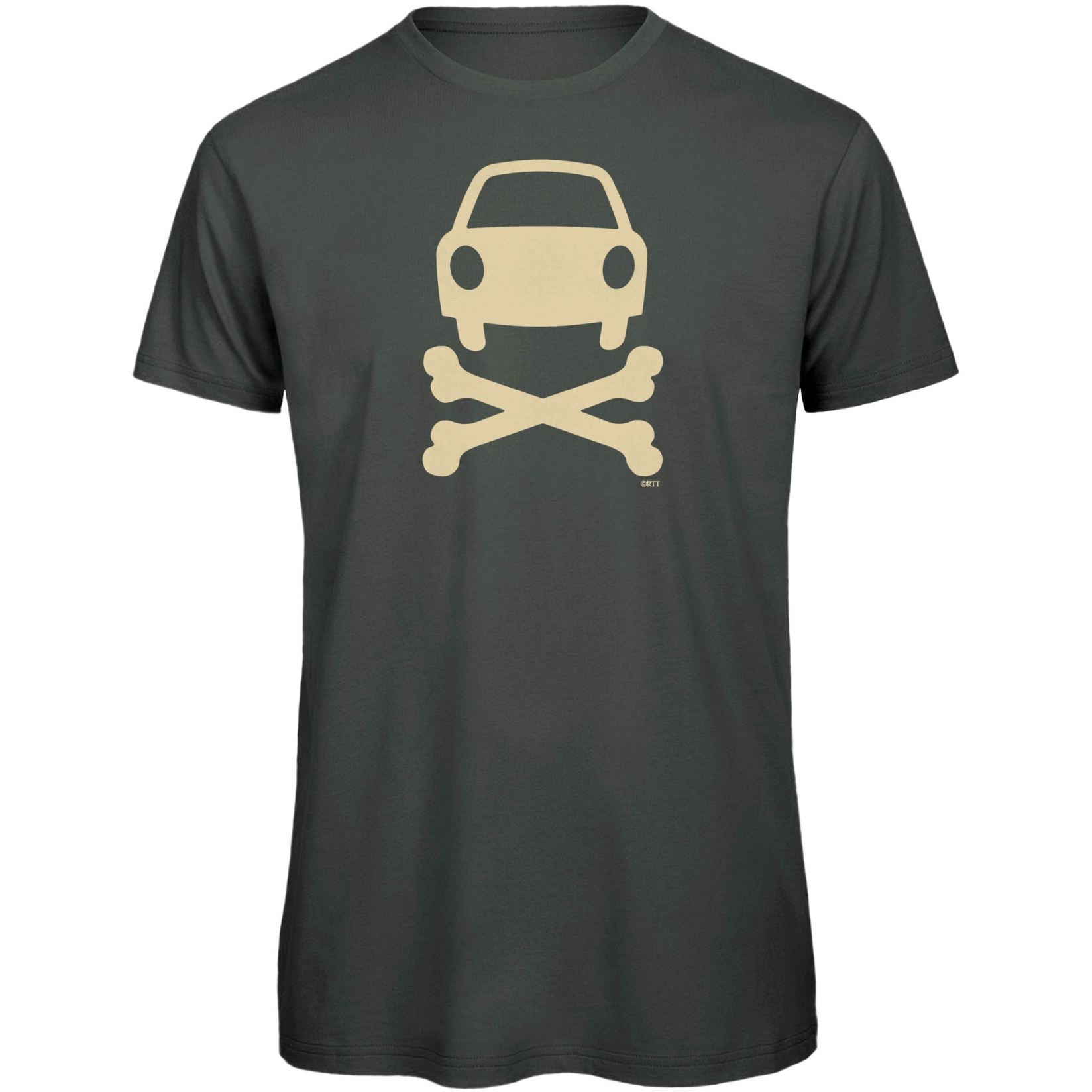 Imagen de RTTshirts Camiseta Bicicleta - No Car - gris oscuro