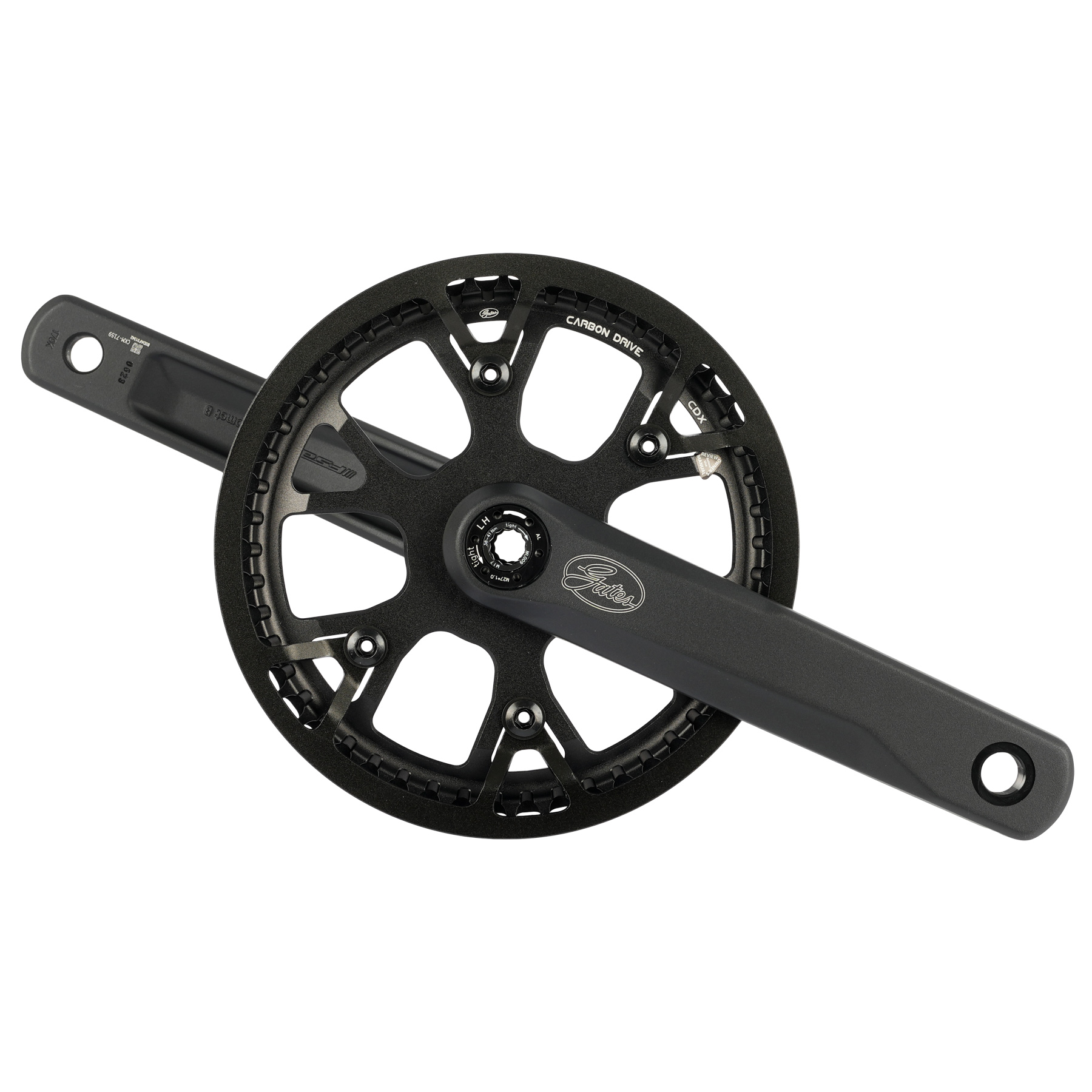 Drive Gates Carbon CDX Belt | - Front CenterTrack S550 Black Bike