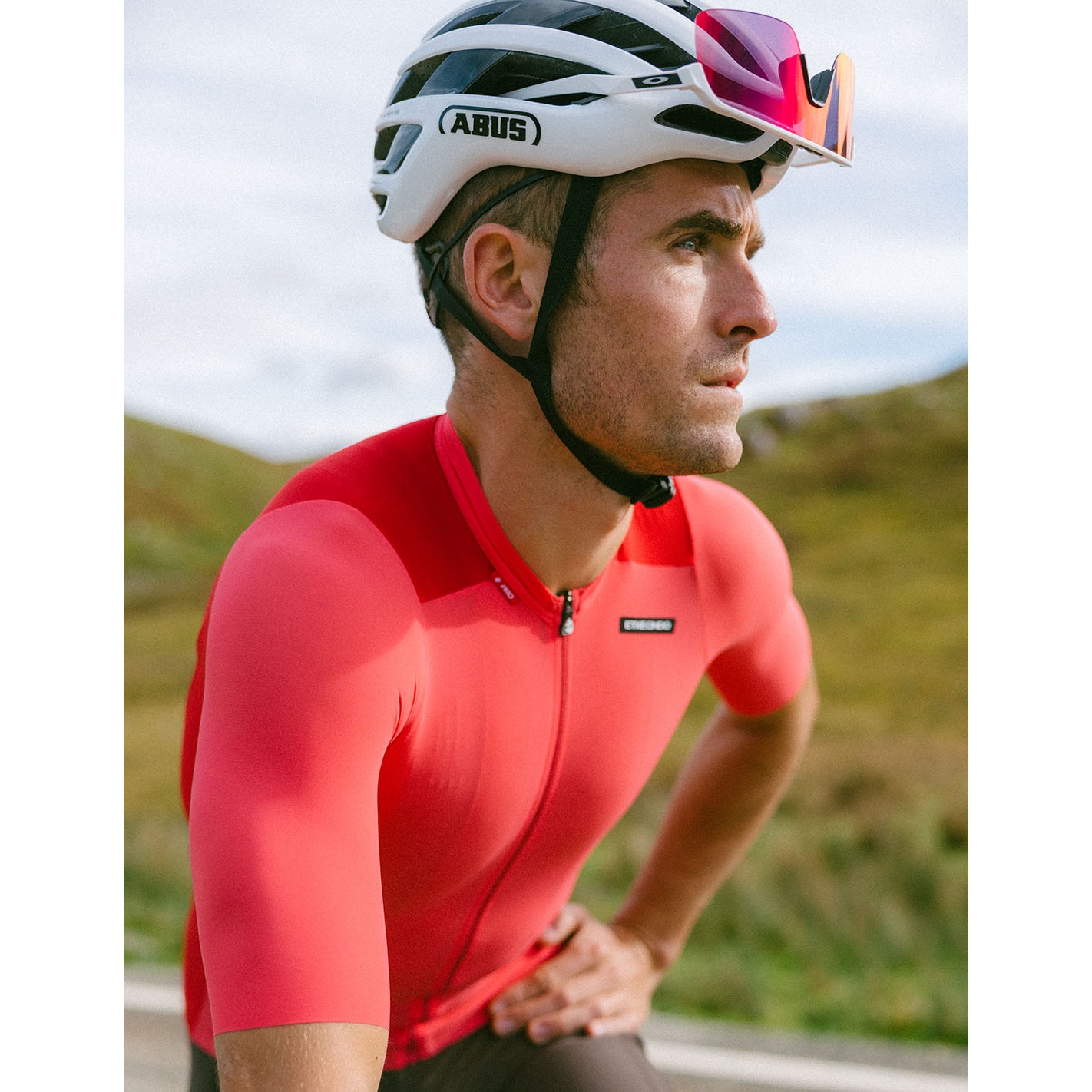 Etxeondo Alde 110 Color Edition Short Sleeve Jersey Men - Coral