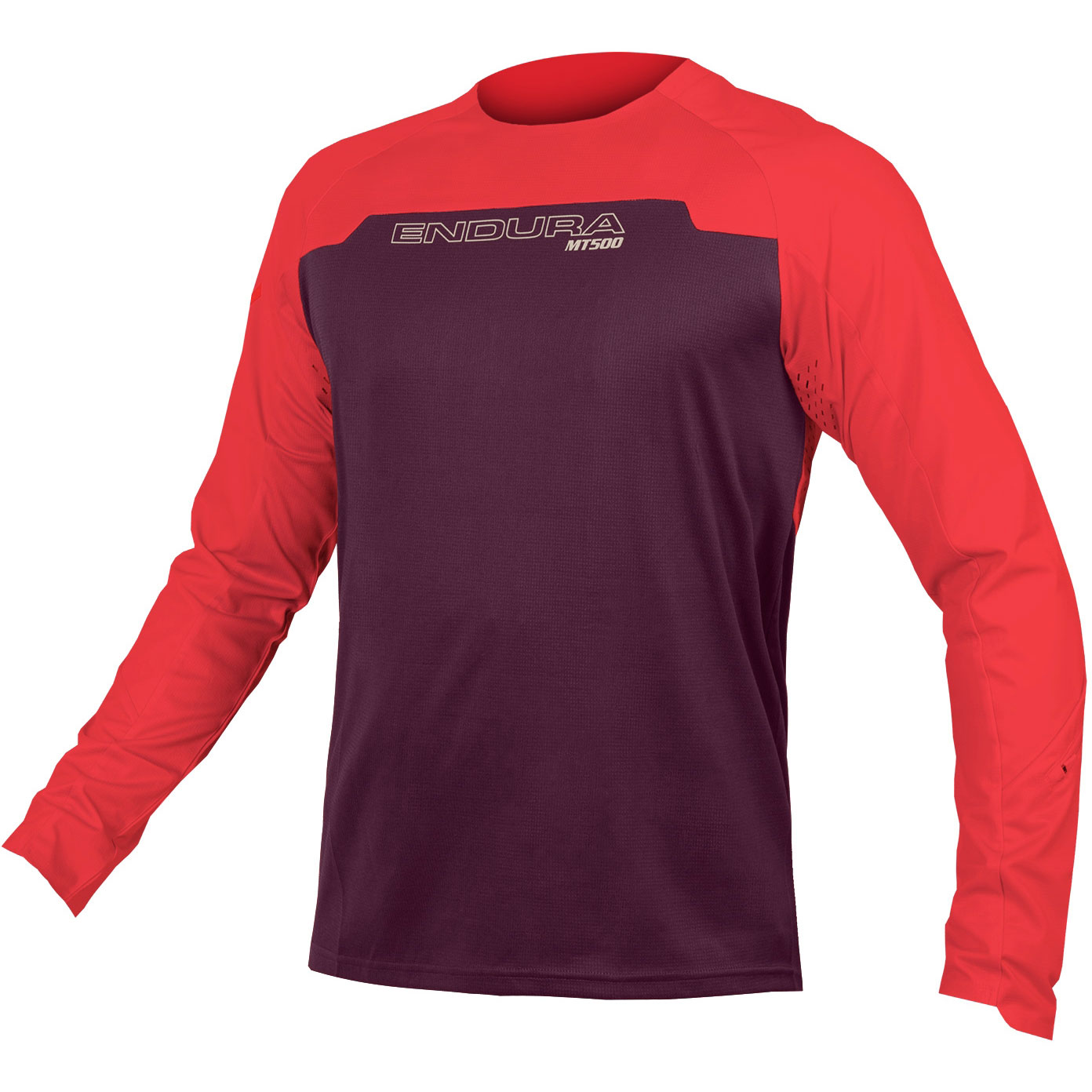 Photo produit de Endura Maillot Manches Longues Homme - MT500 Burner - aubergine