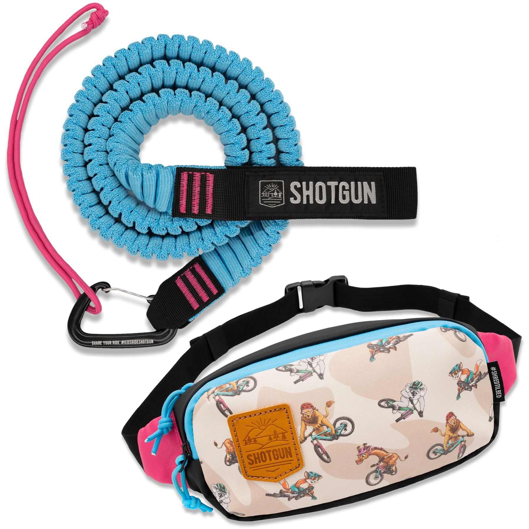Produktbild von Shotgun Set Abschleppseil mit Hüfttasche