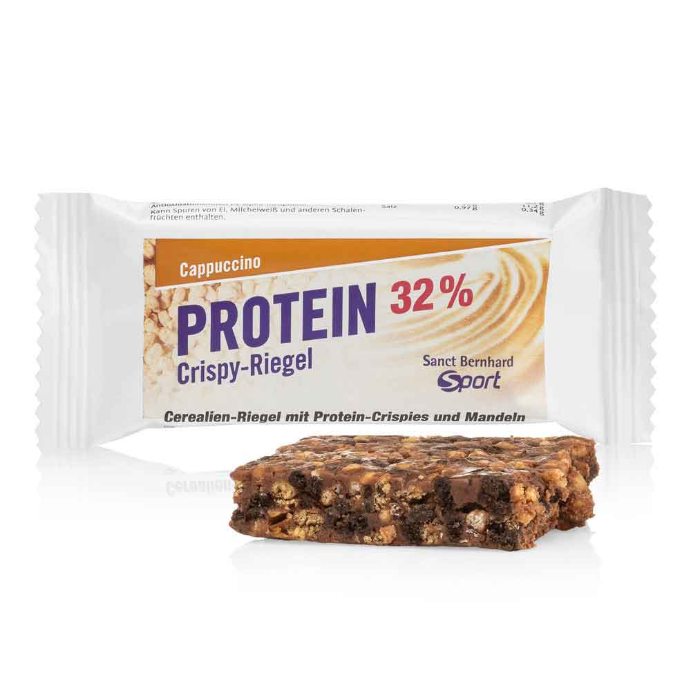 Produktbild von Sanct Bernhard Sport Protein-Crispy-Riegel 32% - 10x35g